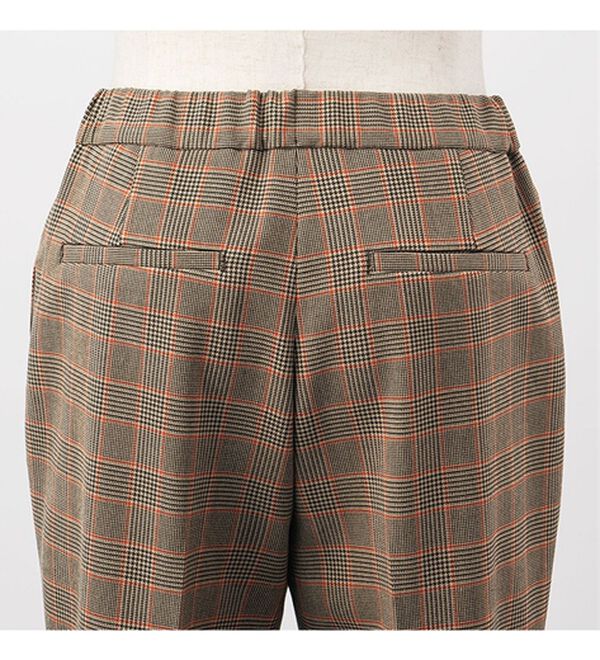 VINNO（ヴィノ）の「チェック柄テーパードパンツ（テーパードパンツ）」｜詳細画像