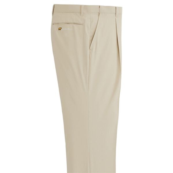 「＜ゴールデンベア＞しわになりにくい綿タッチスラックス（メンズスラックス）」｜アイボリー