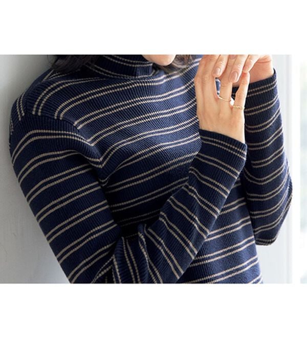 ルフラン（ルフラン）の「重ね着にぴったり！ミセスの為のリブニット（ニット・セーター）」｜詳細画像