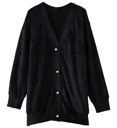 alotta（アロッタ）の「ふんわりシャギーＶネックカーディガン（その他カーディガン）」