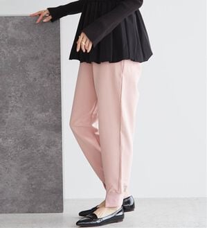RANAN（ラナン）の「＜裏起毛＞裾スリットジョガーパンツ（フルレングスパンツ）」｜ピンク