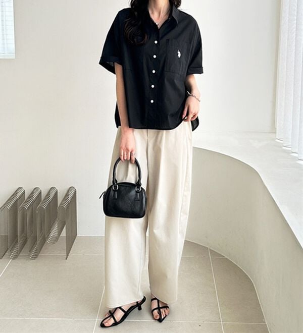 GeeRA（ジーラ）の「【ＵＳ．ＰＯＬＯ．ＡＳＳＮ】オーバーサイズ半袖シャツ（シャツ）」｜詳細画像