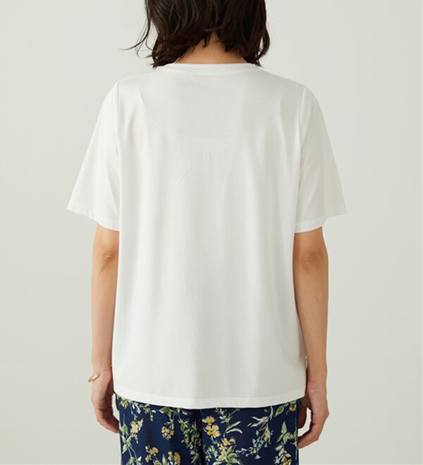 BELLUNA（ベルーナ）の「フロッキープリントロゴプルオーバー（カットソー）」｜詳細画像