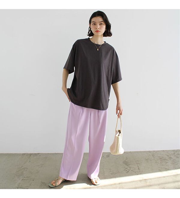 GeeRA（ジーラ）の「プリントチュニックＴシャツ（カットソー）」｜詳細画像