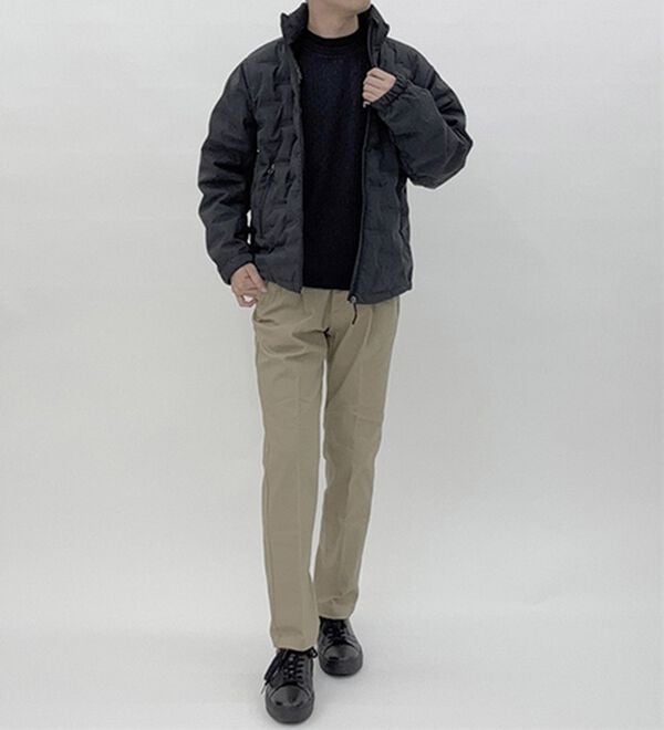 「シームレス圧着ストレッチダウンジャケット（メンズダウンジャケット）」｜詳細画像