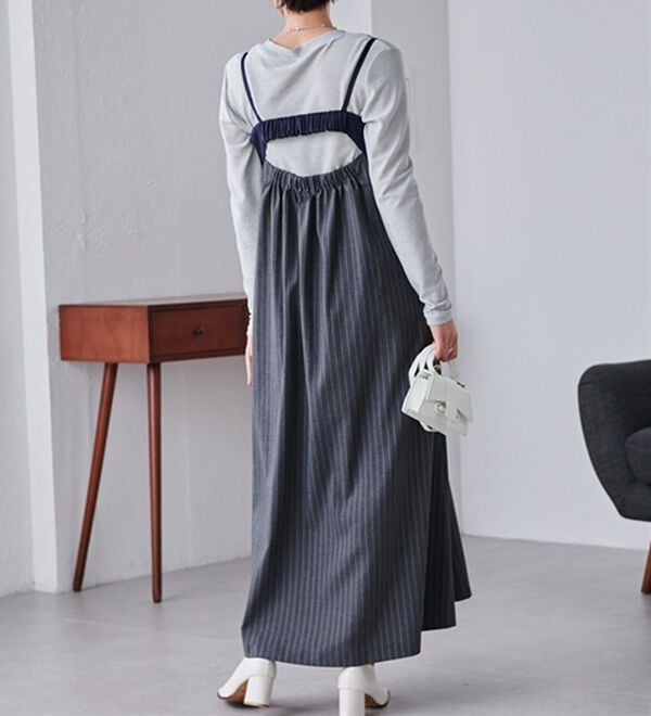 RANAN（ラナン）の「異素材デザインキャミワンピ（その他ワンピース）」｜詳細画像