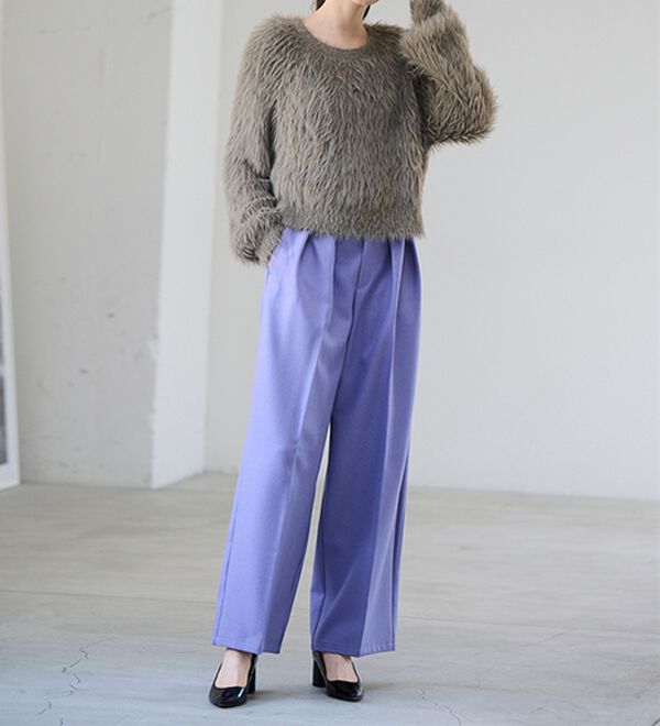 RANAN（ラナン）の「ロングフェザーシャギーニット（ニット・セーター）」｜詳細画像