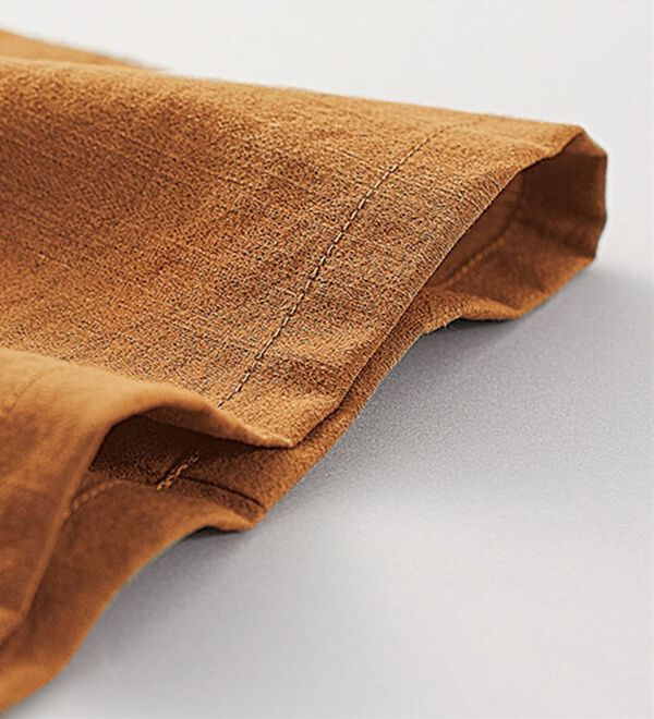 BELLUNA（ベルーナ）の「ひんやりスラブ調素材ガウチョパンツ（フルレングスパンツ）」｜詳細画像