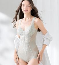 「【２色組】軽やかメイクボディスーツ（ボディスーツ・シェイパー）」