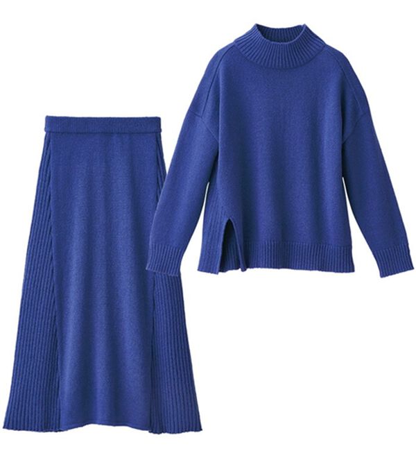 きれい色ハイネックニットセットアップ - ベルーナ【公式】 