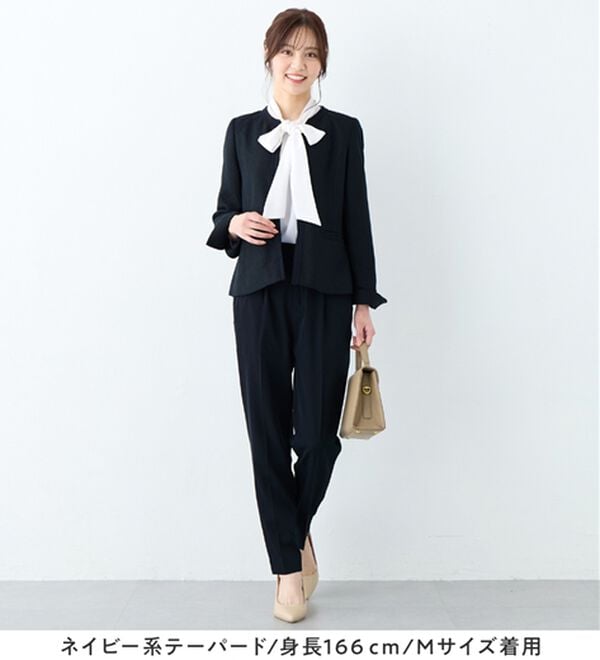 alotta（アロッタ）の「【選べるパンツ】洗える！３点セット着回し力抜群スーツ（その他スーツ）」｜詳細画像