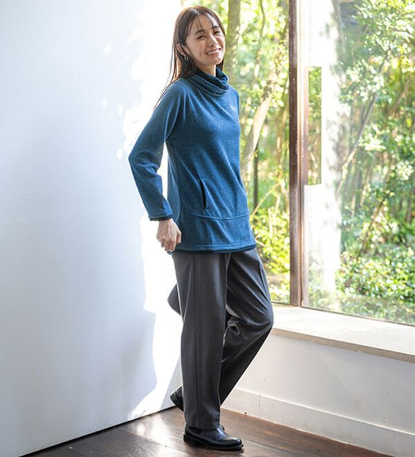 BELLUNA（ベルーナ）の「衿デザイン配色チュニック（チュニック）」｜詳細画像