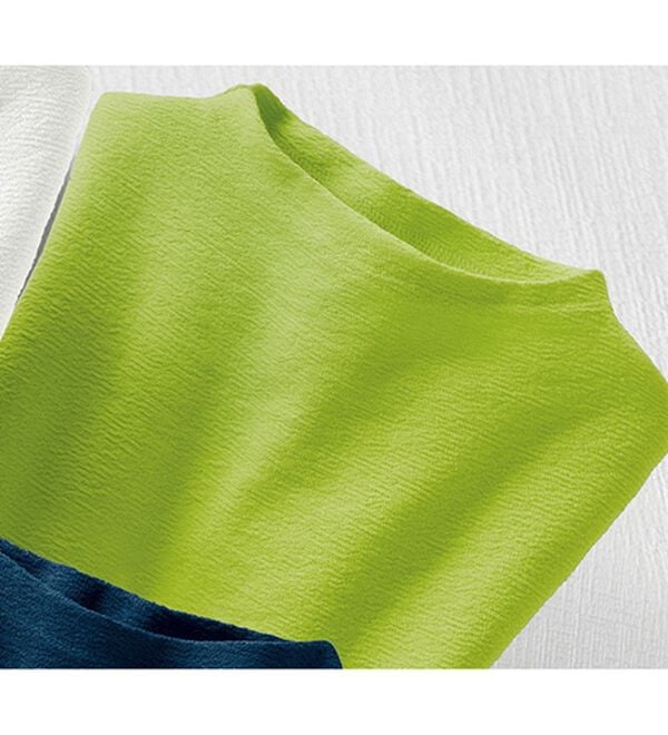 ルフラン（ルフラン）の「汗じみ対策ひんやりマチ付プルオーバー（カットソー）」｜ライム