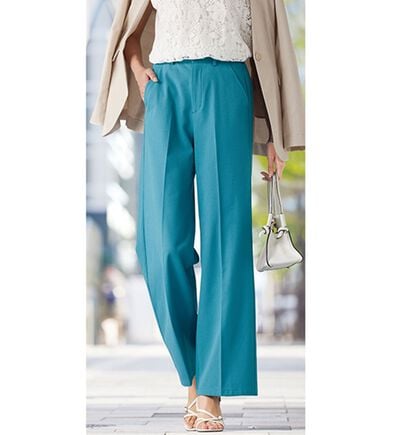 BELLUNA（ベルーナ）の「＜ＳＯＬＯＴＥＸ（Ｒ）＞ワイドパンツ（フルレングスパンツ）」
