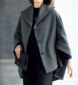 ルフラン（ルフラン）の「季節の変わり目に重宝！ポンチョジャケット（その他ジャケット）」｜詳細画像