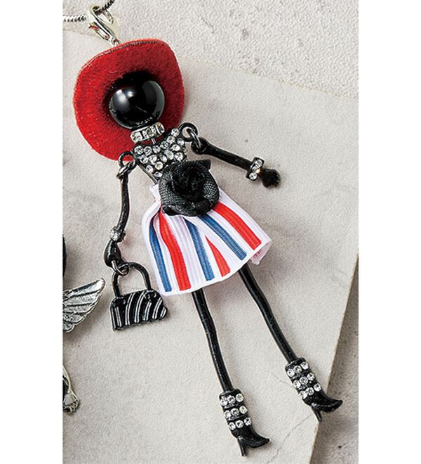 BELLUNA（ベルーナ）の「ドールペンダント（その他ファッション小物）」｜ストライプ