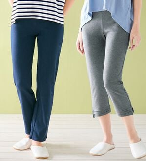 LAVIENNE（ラヴィエンヌ）の「綿１００％着回し自在パンツ（クロップドパンツ）」｜詳細画像