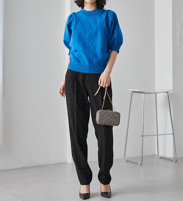 RANAN（ラナン）の「ボリュームパフスリーブニットトップス（ニット・セーター）」｜詳細画像