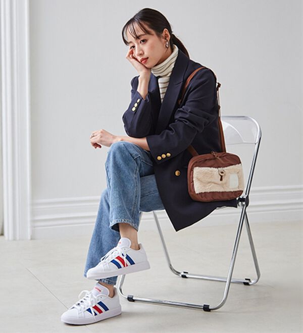 RANAN（ラナン）の「＜ａｄｉｄａｓ＞ＧＲＡＮＤＣＯＵＲＴＢスニーカー（スニーカー）」｜詳細画像