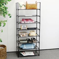 「シンプルフリーラック８段（ラック・棚・本棚）」