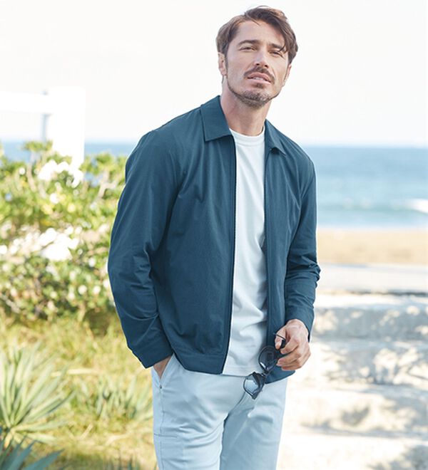 「＜ゴールデンベア＞快適サマーブルゾン（メンズブルゾン）」｜詳細画像