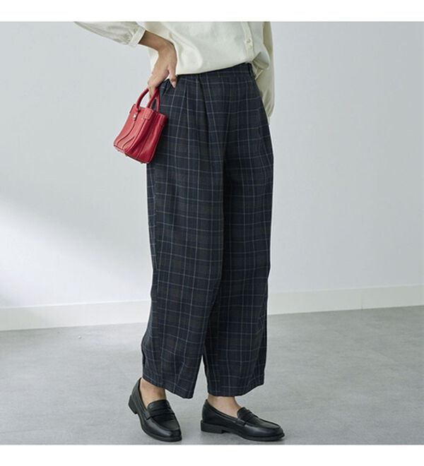 BELLUNA（ベルーナ）の「綿１００％ゆったりパンツ（フルレングスパンツ）」｜詳細画像