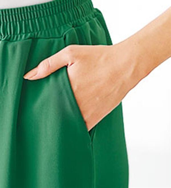 BELLUNA（ベルーナ）の「シャリさら！快適ドロストワイドパンツ（ワイドパンツ・ガウチョ）」｜詳細画像