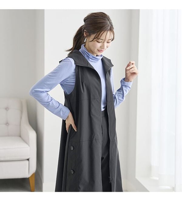 BELLUNA（ベルーナ）の「なめらかテンセル（ＴＭ）繊維ストレッチプルオーバー（カットソー）」｜詳細画像