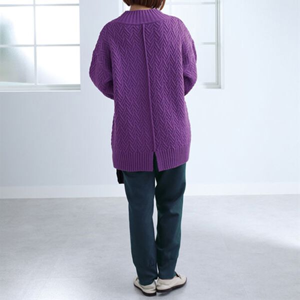 BELLUNA（ベルーナ）の「ツイル素材パンツ（フルレングスパンツ）」｜詳細画像