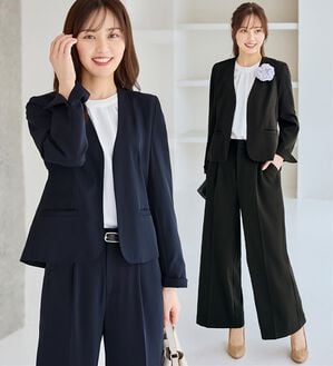 alotta（アロッタ）の「【３点セット】洗える！楽キレイセットスーツ（その他スーツ）」｜詳細画像