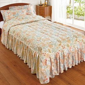 「はっ水機能付シェニールジャカード織ベッドカバー（その他寝具）」｜詳細画像