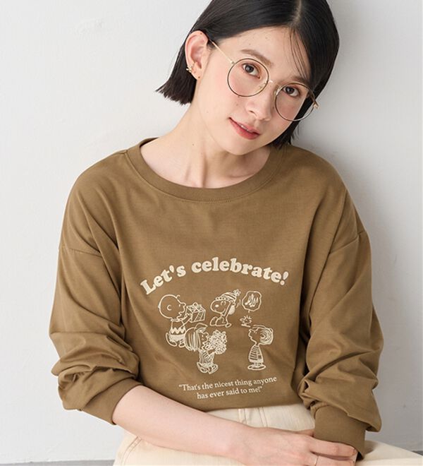 Viola e Viola（ヴィオラ エ ヴィオラ）の「【スペシャルコラボ】スヌーピーCelebrateTシャツ（Tシャツ）」｜詳細画像
