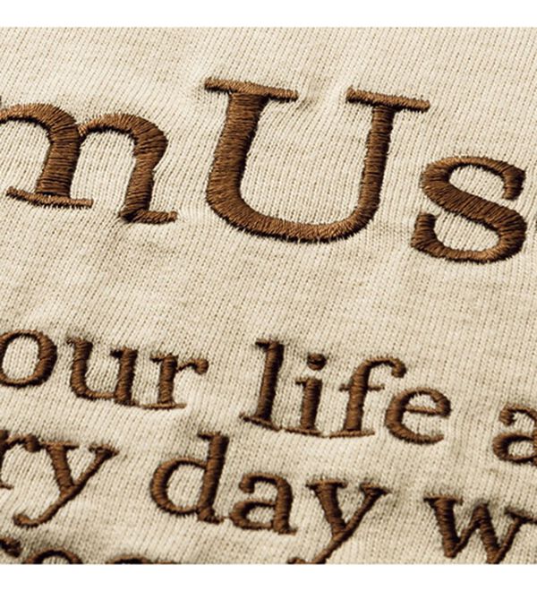 VINNO（ヴィノ）の「コットン１００％・デザインＴシャツ（カットソー）」｜詳細画像