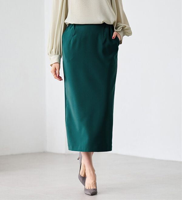 RANAN（ラナン）の「美ラインタイトスカート（ロングスカート）」｜詳細画像