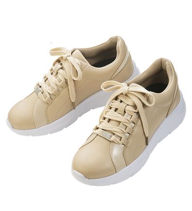 ルフラン（ルフラン）の「４Ｅエナメル切替美脚見せスニーカー（スニーカー）」