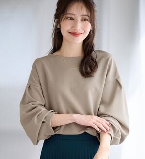 Viola e Viola（ヴィオラ エ ヴィオラ）の「【４つの機能付】楽キレイ袖タックブラウス（ブラウス）」｜詳細画像