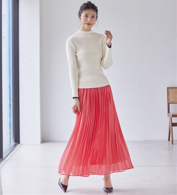 プリーツロングスカート - ベルーナ【公式】 
