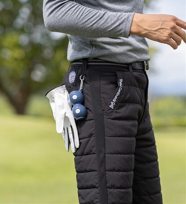 「＜トランスコンチネンツゴルフ＞ラウンドに便利な中わたゴルフパンツ（メンズフルレングスパンツ）」｜詳細画像