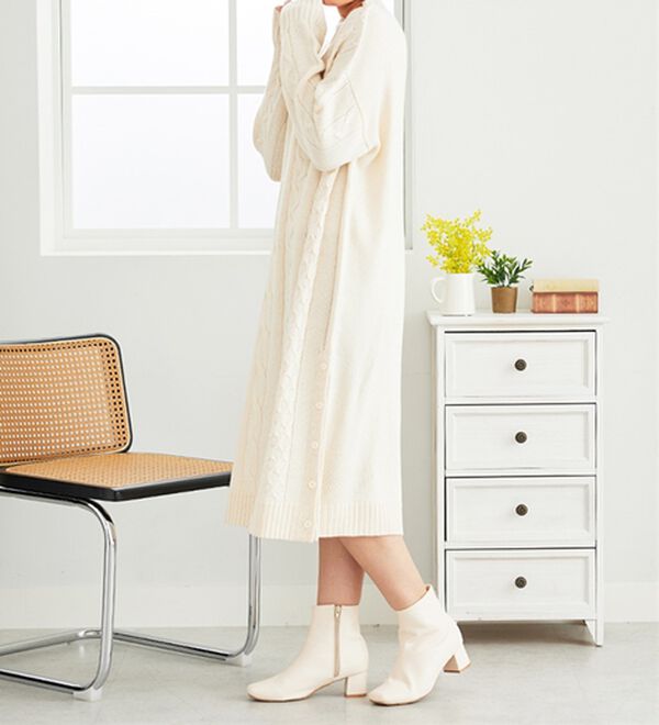 45R ウール　ケーブルニットワンピース　ゆったりニット un18008a_1.jpg