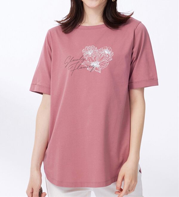 BELLUNA（ベルーナ）の「ヒンヤリ！着映えプリントプルオーバー（カットソー）」｜詳細画像