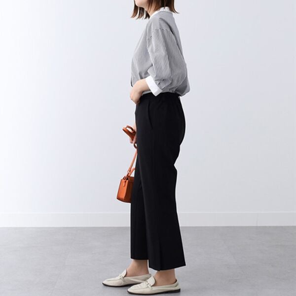 BELLUNA（ベルーナ）の「ジョーゼット裾スリットフレアーパンツ（フルレングスパンツ）」｜詳細画像