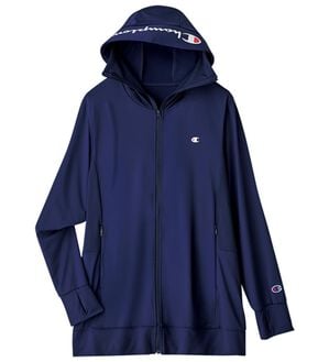 ルフラン（ルフラン）の「＜Ｃｈａｍｐｉｏｎ＞フェイスガード付ＵＶパーカー（パーカー）」｜ネイビー