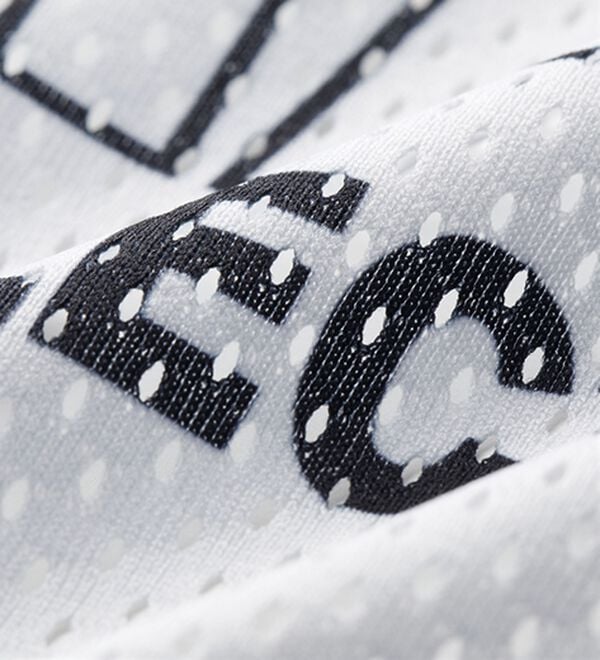 「＜ロッキーラビット＞総柄ビッグメッシュポロシャツ（メンズポロシャツ）」｜詳細画像