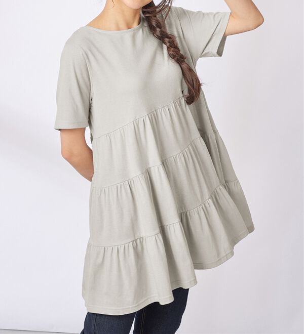 Viola e Viola（ヴィオラ エ ヴィオラ）の「【５つの機能付】ティアードチュニック（チュニック）」｜詳細画像