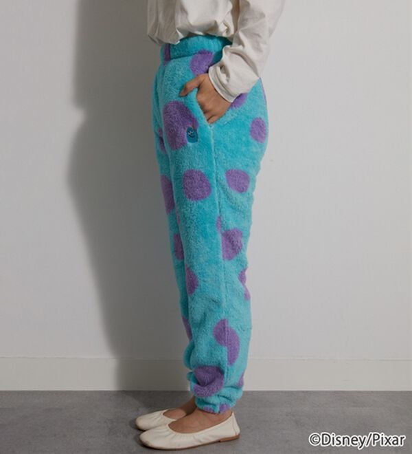 BELLUNA（ベルーナ）の「＜Ｄｉｓｎｅｙ＞【モンスターズ・インク（サリー）】両面ボアパンツ（※ポンチョ別売り）（その他パンツ）」｜詳細画像