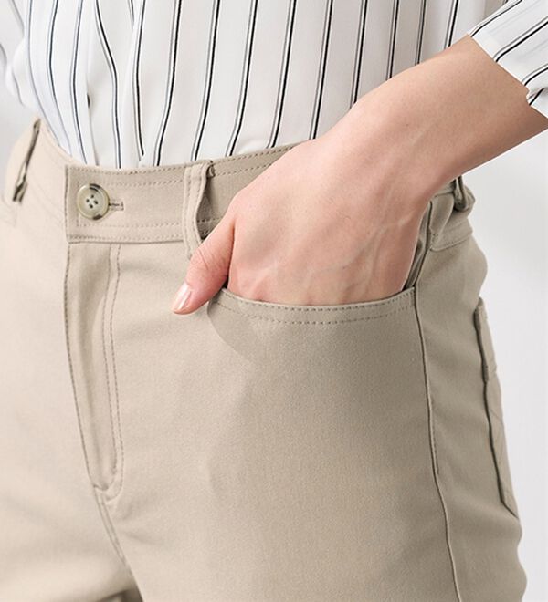 BELLUNA（ベルーナ）の「＜ベルクリーン＞抗菌防臭冷感ストレッチ美脚パンツ（フルレングスパンツ）」｜詳細画像