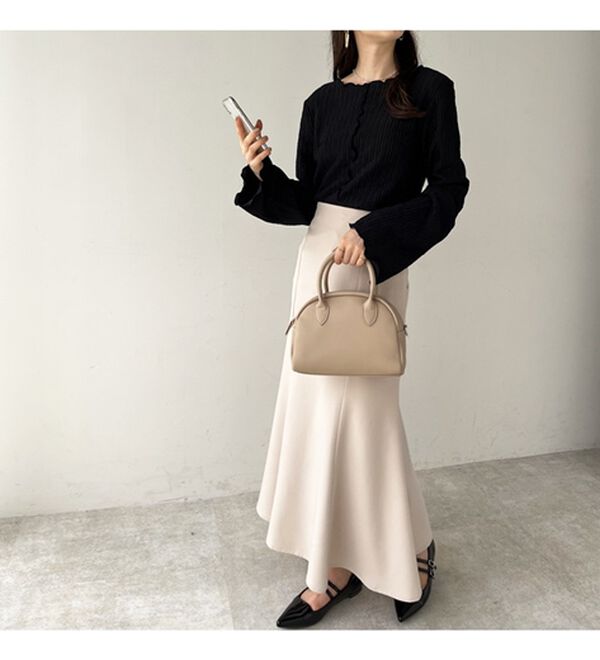 GeeRA（ジーラ）の「前後２ｗａｙフレアスリーブカットソー（カットソー）」｜詳細画像