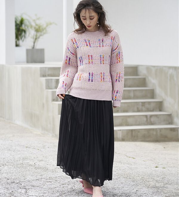 プリーツロングスカート - ベルーナ【公式】 