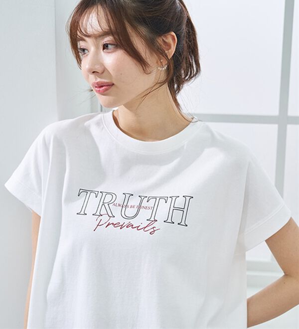 BELLUNA（ベルーナ）の「ひんやリッチコットン大人のゆったりドルマンＴシャツ（カットソー）」｜詳細画像