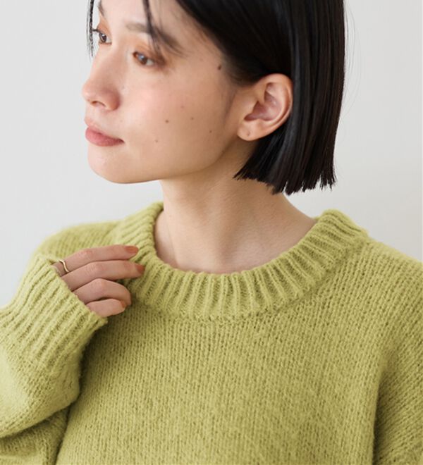 Viola e Viola（ヴィオラ エ ヴィオラ）の「ゆるっとふんわり素材ニット（ニット・セーター）」｜詳細画像